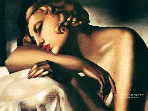Tamara De Lempicka - The Sleeper