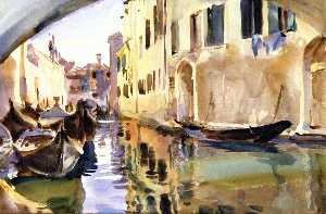 John Singer Sargent - A Smal Canal, Venice
