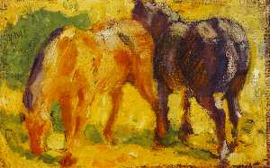 Franz Marc - Small Horse Picture