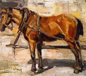 Franz Marc - Small Study of a Horse I