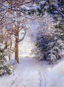 Walter Launt Palmer - Snowy Landscape