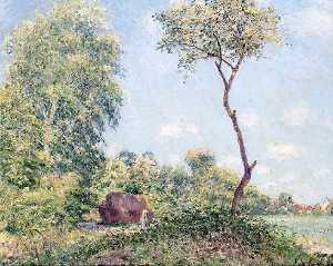 Alfred Sisley - Spring with Acacias