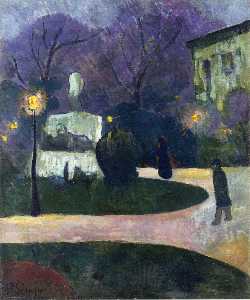 Paul Serusier - Square with Street Lamp