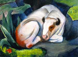 Franz Marc - The Steer (also known as The Bull or White Bull)