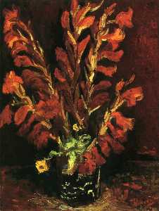 Vincent Van Gogh - Still LIfe: Vase with Gladiolas