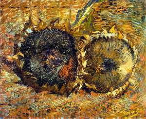 Vincent Van Gogh - Still Life with Two Sunflowers