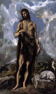 El Greco (Doménikos Theotokopoulos) - St. John the Baptist