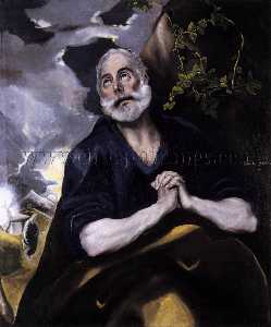 El Greco (Doménikos Theotokopoulos) - St. Peter in Penitence
