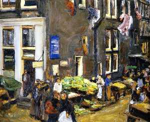 Max Liebermann - Street in the Jewish Quarter of Amsterdam