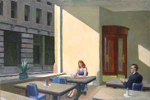 Edward Hopper - Sunlight in a Cafeteria