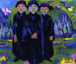 Ernst Ludwig Kirchner - The Three Old Women