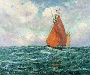 Maxime Emile Louis Maufra - Tuna Boat at Sea