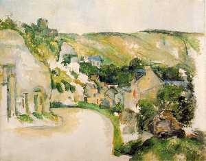 Paul Cezanne - A Turn on the Road at Roche-Ruyon