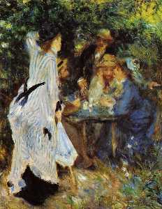 Pierre-Auguste Renoir - Under the Arbor at the Moulin de la Galette