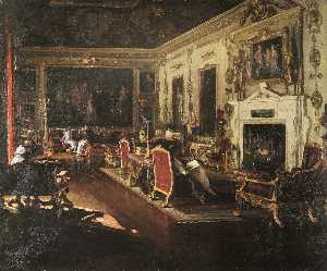 John Lavery - The Van Dyck Room, Wilton