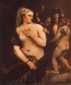 Tiziano Vecellio (Titian) - Venus at her Toilet