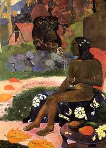 Paul Gauguin - Viaraumati Tei Oa (also known as Her Name is Viaraumati)
