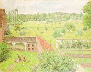 Camille Pissarro - View from My Window, Eragny