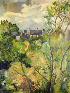 Suzanne Valadon - View from My Window in Genets (Brittany)