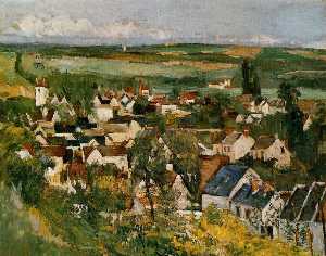 Paul Cezanne - View of Auvers-sur-Oise