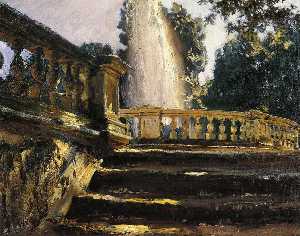 John Singer Sargent - Villa Torlonia Fountain