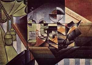 Juan Gris - The Watch (also known as The Sherry Bottle)