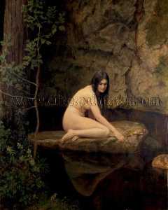 John Maler Collier - A Water Nymph