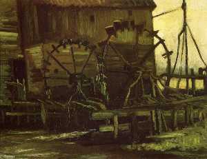 Vincent Van Gogh - Water Wheels of Mill at Gennep