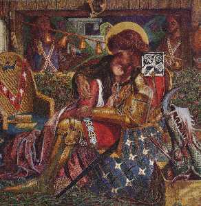Dante Gabriel Rossetti - Wedding of St George and the Princess, The