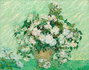 Vincent Van Gogh - White Roses