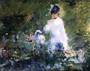 Edouard Manet - Young Woman among Flowers