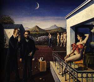 Paul Delvaux - Phases of the Moon