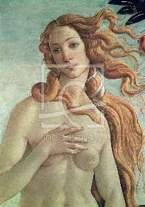 Sandro Botticelli - Venus, Detail From The Birth Of Venus