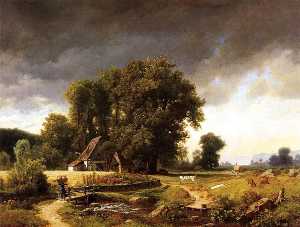Albert Bierstadt - Westphalian Landscape