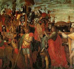 Andrea Mantegna - Triumphs of Caeser (scene 3) -