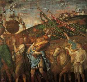 Andrea Mantegna - Triumphs of Caeser (scene 4) -