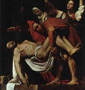Caravaggio (Michelangelo Merisi) - The Entombment of Christ - (buy oil painting reproductions)