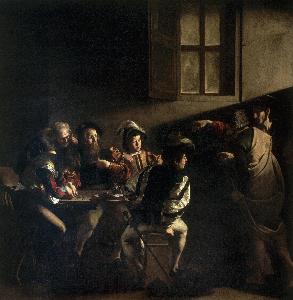Caravaggio (Michelangelo Merisi) - Vocation of Saint Matthew