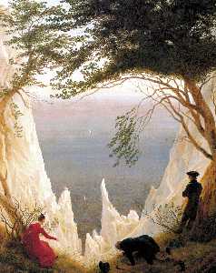 Caspar David Friedrich - Chalk Cliffs on Rugen