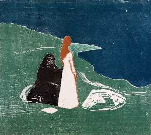Edvard Munch - Women at the beach Sun