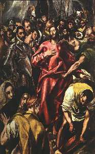 El Greco (Doménikos Theotokopoulos) - The Disrobing of Christ