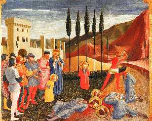 Fra Angelico - Decapitation of Saints Cosmas ^ Damian