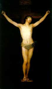 Francisco De Goya - crucified christ