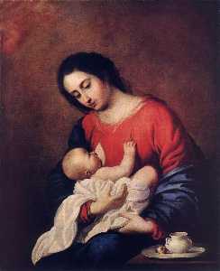 Francisco Zurbaran - Madonna with Child