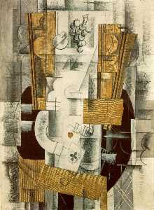 Georges Braque - Fruit Dish, Ace of Clubs