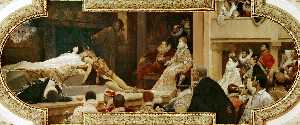 Gustave Klimt - Burgtheater (Vienna, Austria); Death of Romeo and Juliet