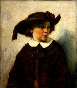 Gustave Courbet - Portrait of a Young Girl