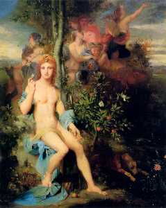 Gustave Moreau - Apollo and the Nine Muses