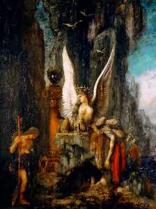 Gustave Moreau - Oedipus the Wayfarer