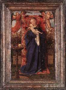 Jan Van Eyck - Madonna and Child at the Fountain